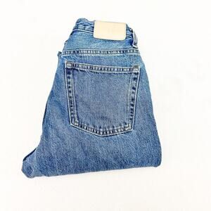 Everlane The 90's Cheeky Button Fly Jean Denim Medium Wash Size 23 Crop